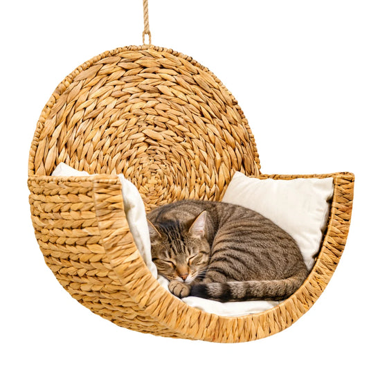 Oveya™ Handwoven Cat Bed