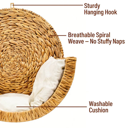 Oveya™ Handwoven Cat Bed