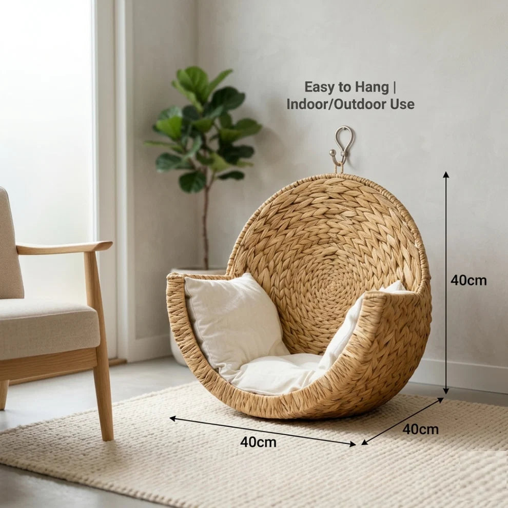 Oveya™ Handwoven Cat Bed