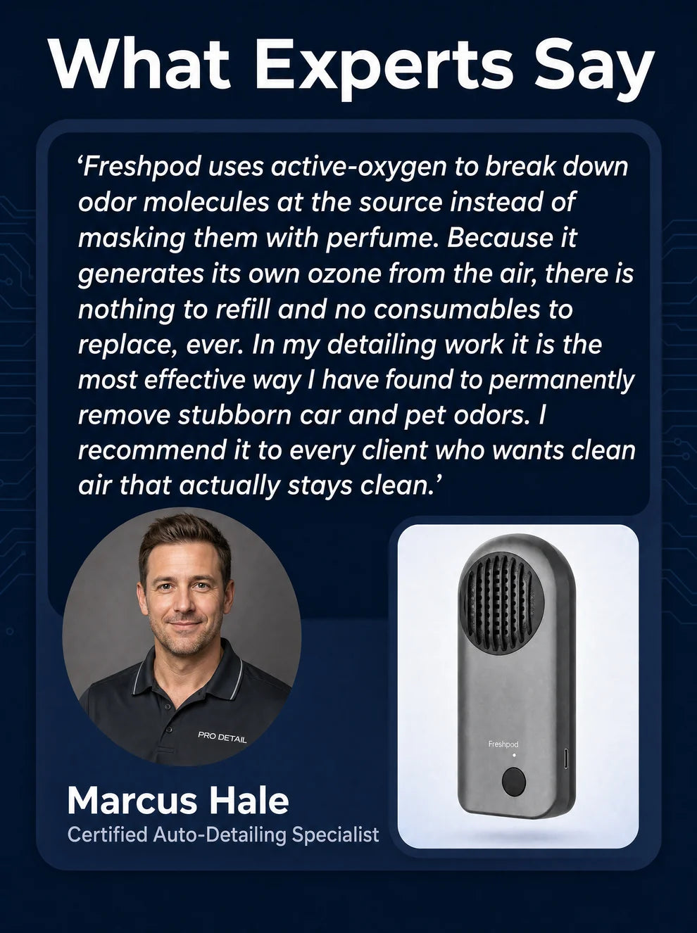 Freshpod™ Ozone Deodorizer